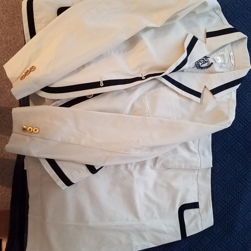 Talbots petite summer suit